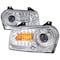 Spec-D Tuning 05-10 Chrysler 300 Projector Headlight Chrome Housing LHP-30005-V2-TM - alternate 1